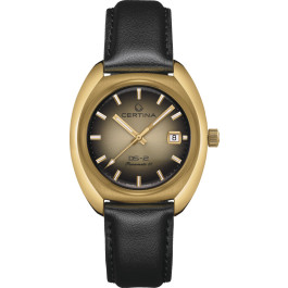 Watch strap Certina C0244073736100A Leather Black 20mm