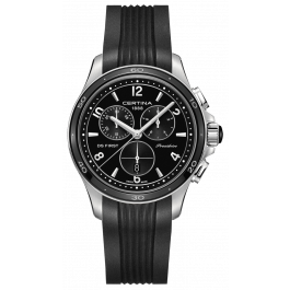 Watch strap Certina C603019213 Rubber Black