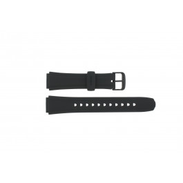Watch strap Casio 10134116 / AW-S90-1A / AW-S90 Plastic Black 18mm
