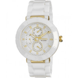 Fossil white ceramic watch band replacement sale