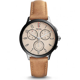 Fossil CH3087 watch strap Leather 16mm