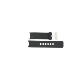 Watch strap Diesel DZ1437 / Double Down Rubber Black 24mm