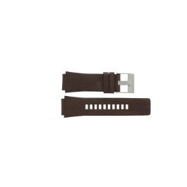 Watch strap Diesel DZ1562 Leather Brown 24mm