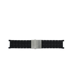 Watch strap Diesel DZ1646 Plastic Black 17mm