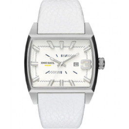 Watch strap Diesel DZ1705 Leather White 30mm