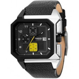 Watch strap Diesel DZ4168 Leather Black 26mm