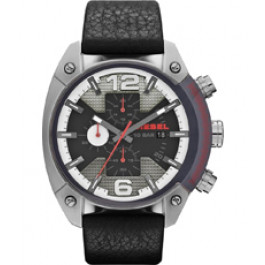 Watch strap Diesel DZ4277 Leather Black 24mm