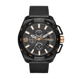 Watch strap Diesel DZ4419 Leather Black 24mm