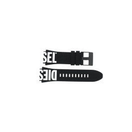 Watch strap Diesel DZ4654 Nylon/perlon Black 24mm
