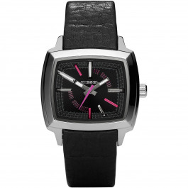 Watch strap Diesel DZ5207 Leather Black 20mm