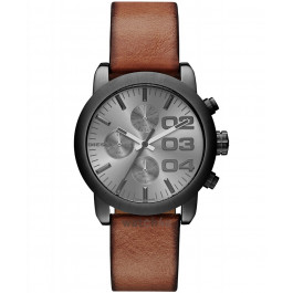 Watch strap Diesel DZ5465 Leather Brown 20mm