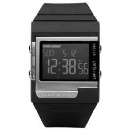 Watch strap Diesel DZ7130 Rubber Black