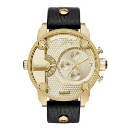 Watch strap Diesel DZ7363 Leather Black 24mm