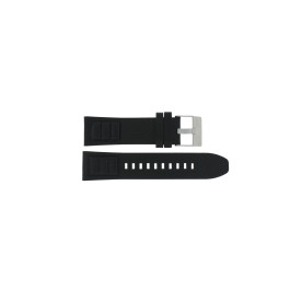 Watch strap Diesel DZT1000 Leather Black 24mm