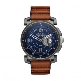 Watch strap Diesel DZT1003 Leather Brown