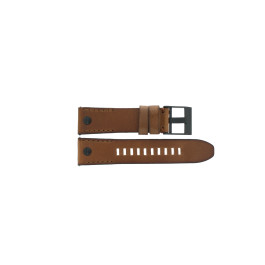 Watch strap Smartwatch Diesel DZT2002 Leather Brown 24mm