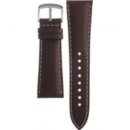 Watch strap Casio 10273088 / EF-509L-7AV Leather Brown 25mm