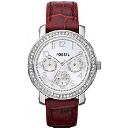 Fossil red watch deals