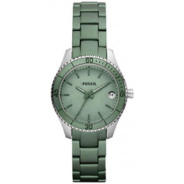 Watch strap Fossil ES3047 Aluminum Green 14mm