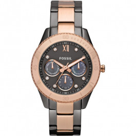 Watch strap Fossil ES3100 Steel Bi-color 18mm