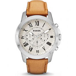 Watch strap Fossil ES3570M Leather Brown 22mm