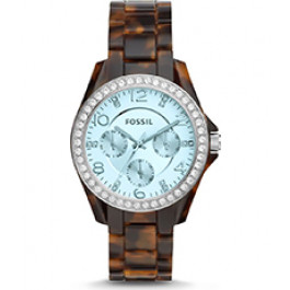 Fossil shop leopard watch