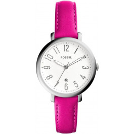 Watch strap Fossil ES4089 Leather Pink 14mm