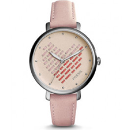 Watch strap Fossil ES4153 Leather Beige 14mm