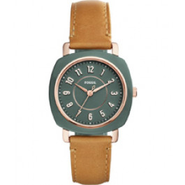 Watch strap Fossil ES4279 Leather Brown 18mm