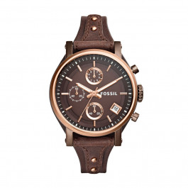 Watch strap Fossil ES4286 Leather 18mm