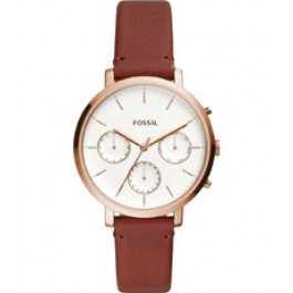 Watch strap Fossil ES4434 Leather 16mm