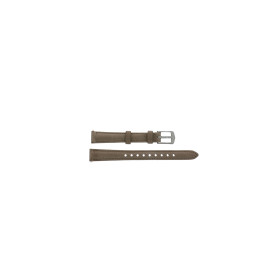 Watch strap Fossil ES4530 Leather Beige 12mm