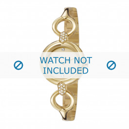 Esprit watch strap ES107332-003 Metal Gold