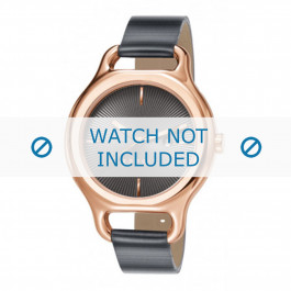 Esprit watch strap ES107932-006 Leather Black