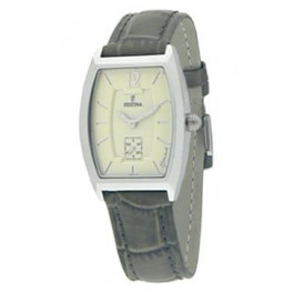 Watch strap Festina F16024-2 Leather Green 18mm