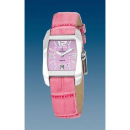 Watch strap Festina F16137-8 / F16137-9 Leather Pink 16mm