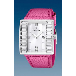 Watch strap Festina F16538-6 Leather Pink 32mm