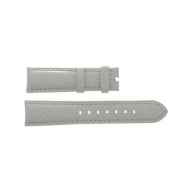 Watch strap Festina F16537-1 / F16580 Leather White 20mm