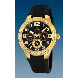 Watch strap Festina F16581-4 Rubber Black 15mm