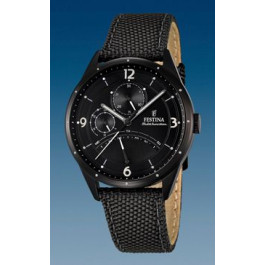 Watch strap Festina F16849-3 Leather Dark brown 20mm