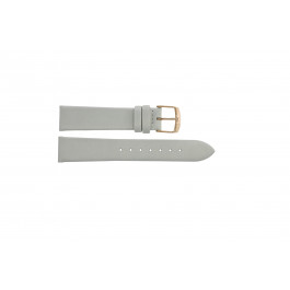 Watch strap Festina F16944-1 Leather White 18mm