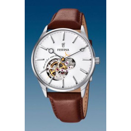 Watch strap Festina F6846-1 Leather Brown 22mm