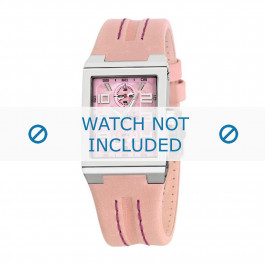Festina watch strap F16224-2 Leather Pink 14mm + standard stitching