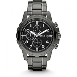 Fossil dean chronograph analog black dial men's watch fs4721 new arrivals
