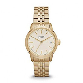 Watch strap Fossil FS4821 Stainless steel Gold Toned 18mm