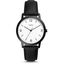 Watch strap Fossil FS5431 Leather Black 20mm