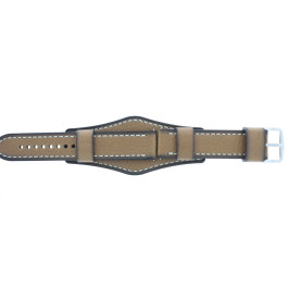 Watch strap Fossil FS5962 Leather Brown 22mm