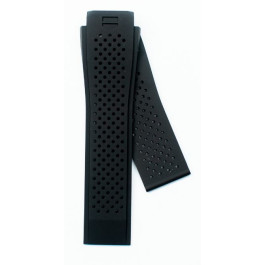 Watch strap Tag Heuer BT6106 / FT6076/0 / SBF8A5000 / Connected watch Rubber Black