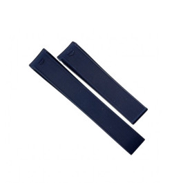 Watch strap Tag Heuer FT6150 Rubber Blue 21.5mm