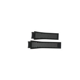 Watch strap Smartwatch Tag Heuer CBG2A1Z / FT6157 Rubber Black 22.5mm